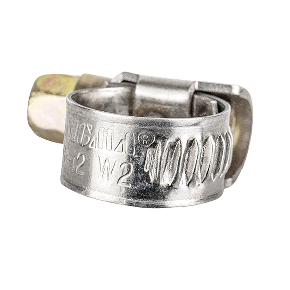 Хомут черв'ячний неіржавкий 9 мм D8-12мм 25шт SIGMA (2510001) Київ - фото 2