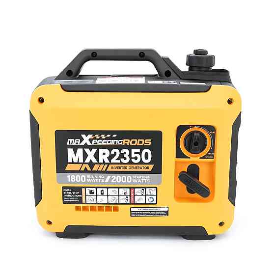 Генератор інверторний БЕНЗИНОВИЙ MXR2350 (2 kW), однофазний, 220V, 50Hz, об'єм бака 2.4л, ручний запуск Київ