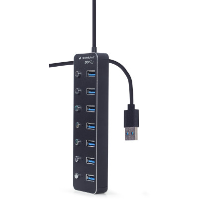 Концентратор Gembird USB 3.0 7 ports (UHB-U3P7P-01) Вінниця - фото 3