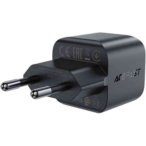 Зарядний пристрій USB-C 30W Gan A77 mini Fast Charger Black Acefast Винница