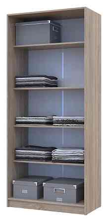 Шкаф распашной с полками Doros Промо 90х48х204 см Дуб сонома (DRS-011200) Днепр