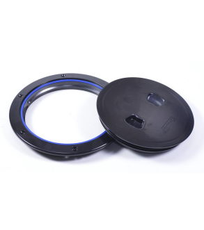 Лючок Инспекционный Черный Диаметр 12.7 См для лодок катеров яхт Киев - изображение 1