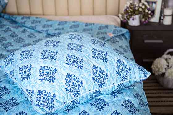 Ecotton Комплект постільної білизни Ecotton двоспальний Сімейний 150х215 см блакитний Вензель Коломия