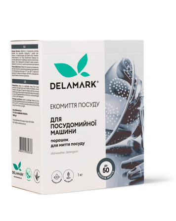 Еко-порошок для посуду для посудомийної машини DeLaMark 1 кг Вінниця
