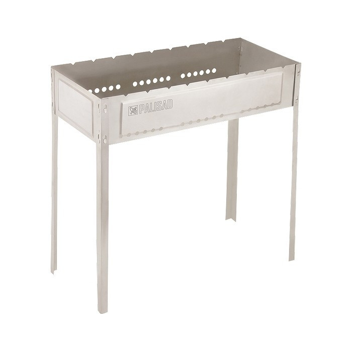 Мангал с ребрами жесткости 700 х 300 х 700 мм, Camping Palisad Полтава - изображение 1