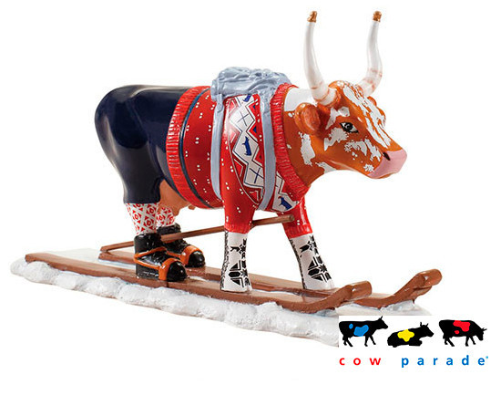 Статуэтка корова Ski Cow - aka Loypelin Lauslam коллекционная (12.5 х 20.5 см) полирезин Киев - изображение 8