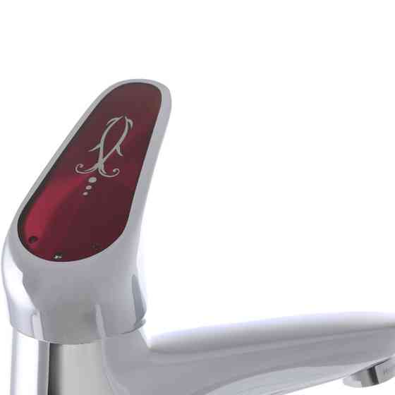 Смеситель для умывальника Haiba Magic 001 с красной ручкой HB0684 Харьков