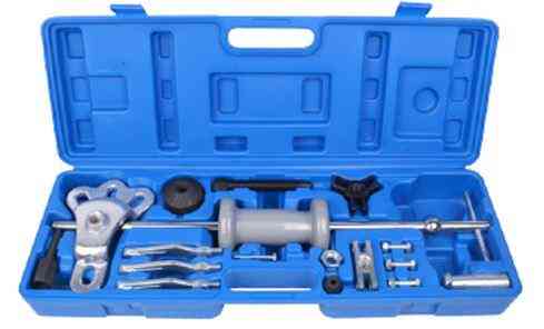 Молоток обратный для съема подшипников в наборе со сменными лапами (17 предметов)в кейсе. ROCKFORCE RF-664B(17 предметов) Одеса