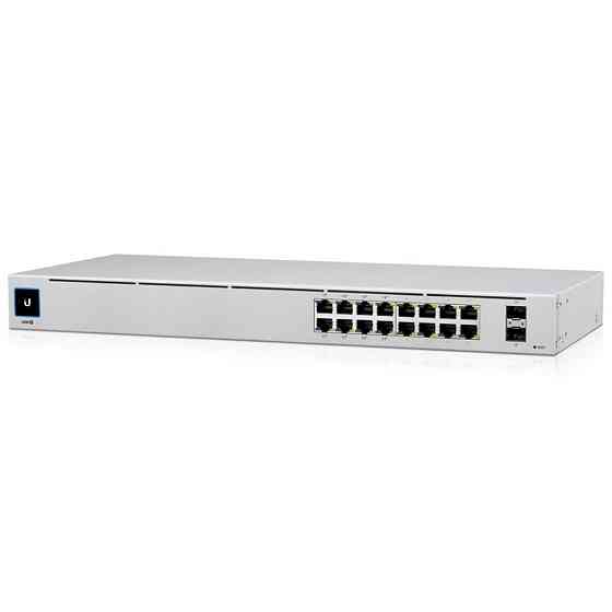 Коммутатор Ubiquiti UniFi Gen2 USW-16-POE (8xGE, 8хGE PoE+, 2xSFP, L2, 42W max) ( 2890 г ) Харьков