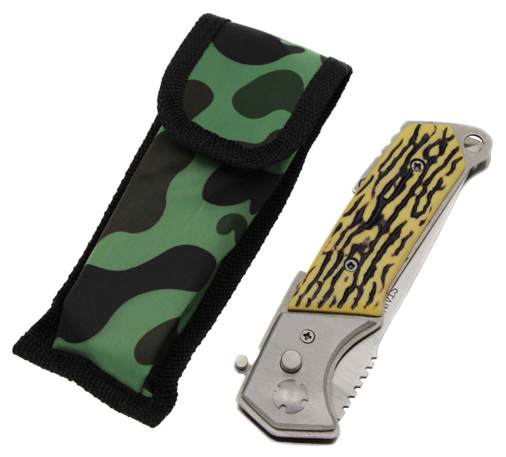 Ніж викидний Columbia 233B Кістка Дніпро - фото 4