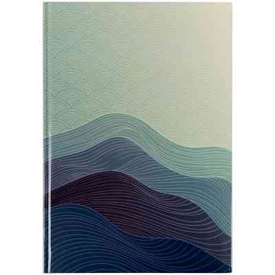 Канцелярская книга Axent Waves А4, 96 листов, клетка, синяя (8422-562-A) Винница