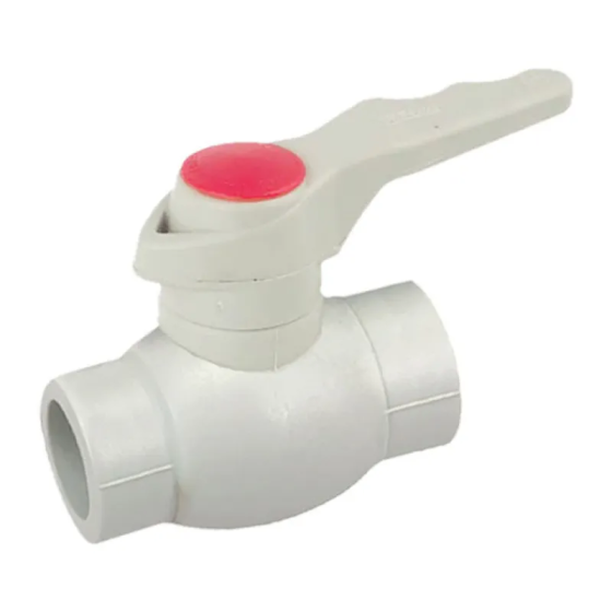 Кран кульовий PPR КШ (ручка) для гарячої води 50 (Koer K0179.PRO) (KP0231) Київ