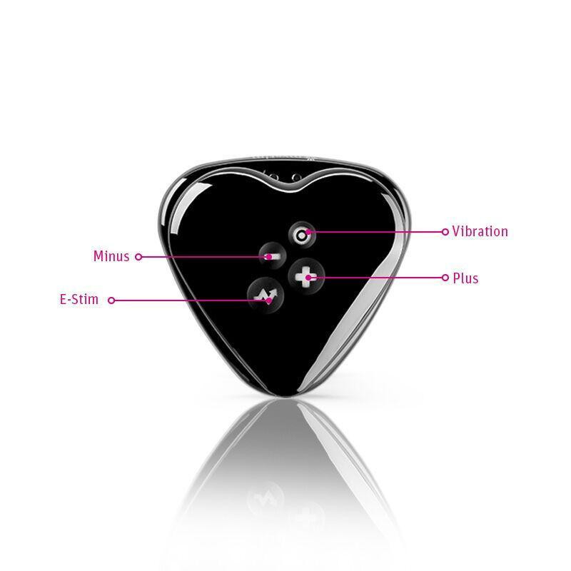 Вібратор для клітора з електростимуляцією Mystim Heart's Desire Black Edition Sex Aura Київ - фото 7