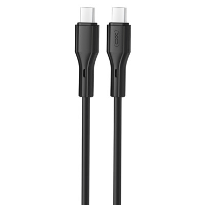 Дата кабель USB-C to USB-C 1.0m 60W black XO (NBQ231B_Black) Винница - изображение 1