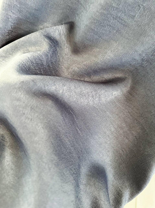 Жіноче святкове плаття з розрізом турецький жатий шовк Сталевий, 52/54 Одеса - фото 3