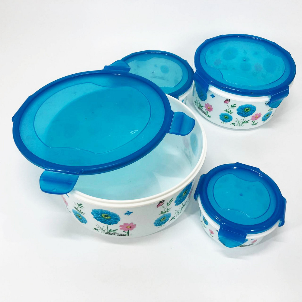 Набор пластиковых судков UNIQUE UN-1512. Цвет: голубой SK-32 Львов - изображение 7