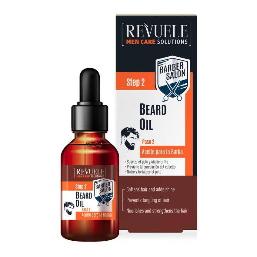 Мужское масло для ухода за бородой Barbers Salon Revuele 30 мл Киев - изображение 1
