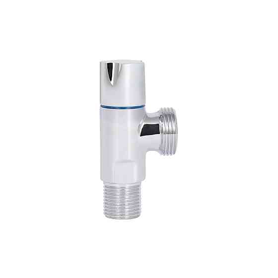 Кран кутовий Thermo Alliance Standart (ручка кругла) з керам.буксою 1/2"Н х 3/4"Н SF342W1520 Київ