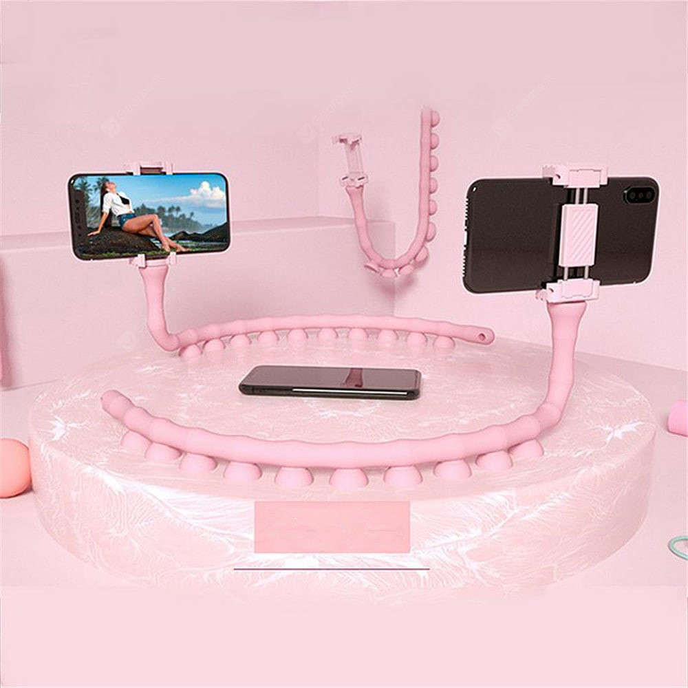 Гибкий держатель для телефона с присосками универсальный Cute Worm Lazy Holder. Цвет: розовый ZT-13 Львов - изображение 19