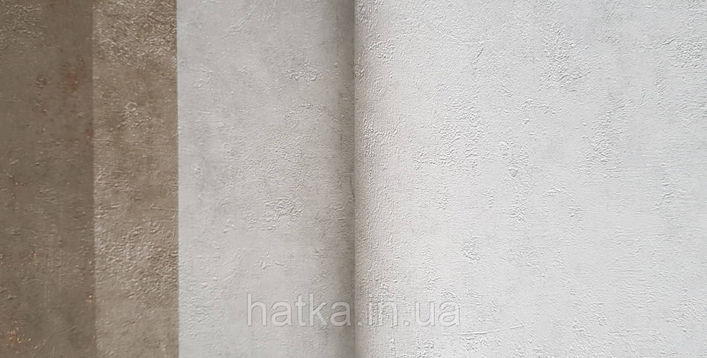 Шпалери вінілові на флізеліні Caselio 0.53х10 Beton 2 під штукатурку під бетон біло-сірі м'ята матові Київ - фото 3
