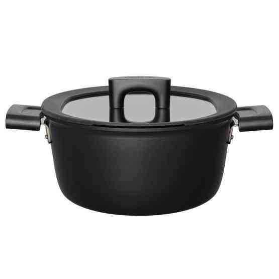 Кастрюля 3,5л fiskars hard face hardtec superior ø 22 см, черная (1020875) Нововолынск