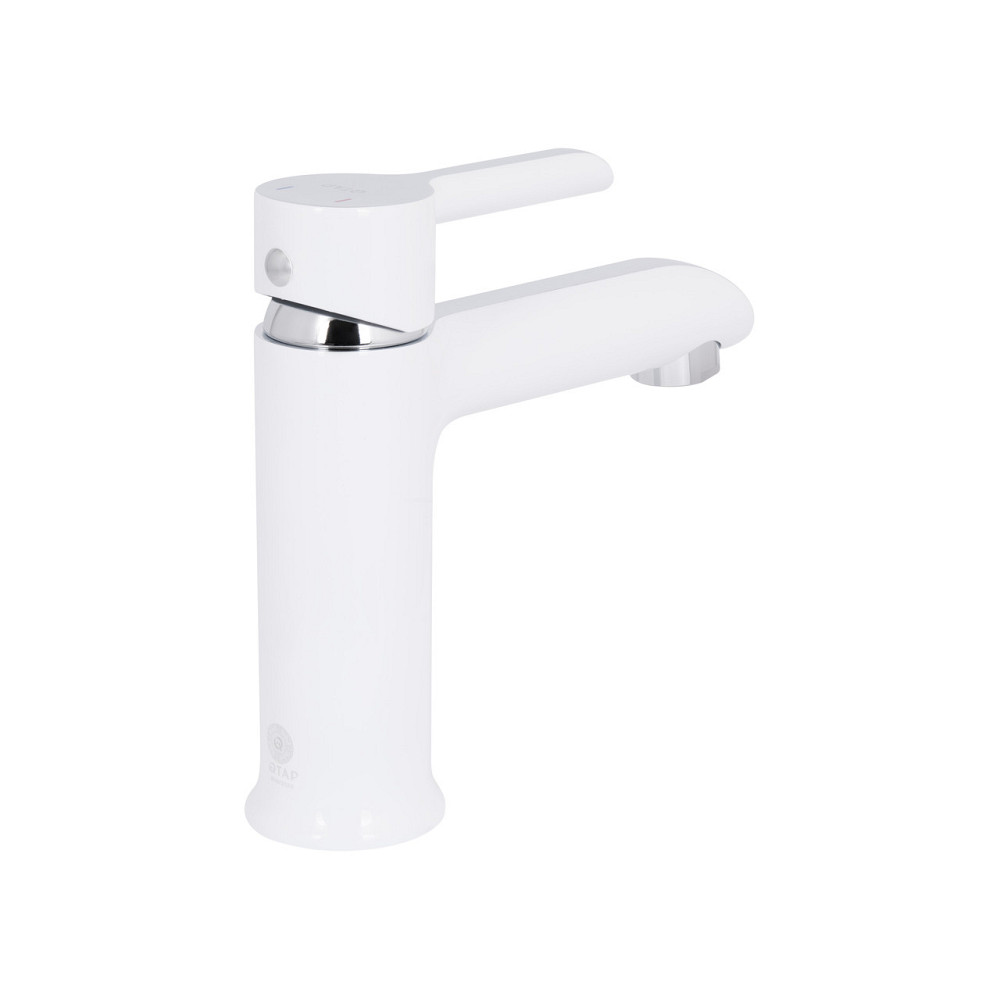 Змішувач для раковини Qtap Grand QTGRAWCR001F Chrome/White Київ - фото 10