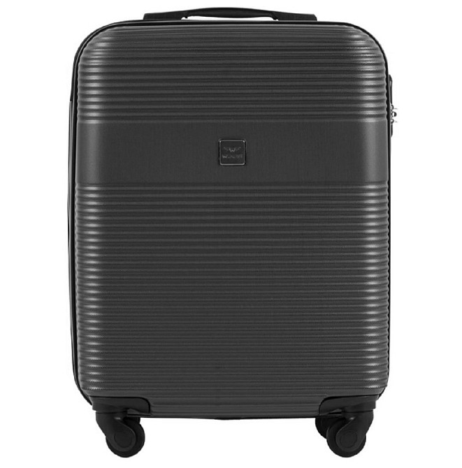 Валіза пластикова WINGS 5398 мікро 52 см графіт Київ - фото 2