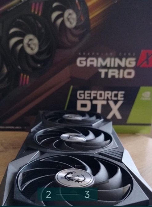 Видеокарта MSI GeForce RTX 3090 Gaming X Trio 24Gb. GDDR6X Киев - изображение 2