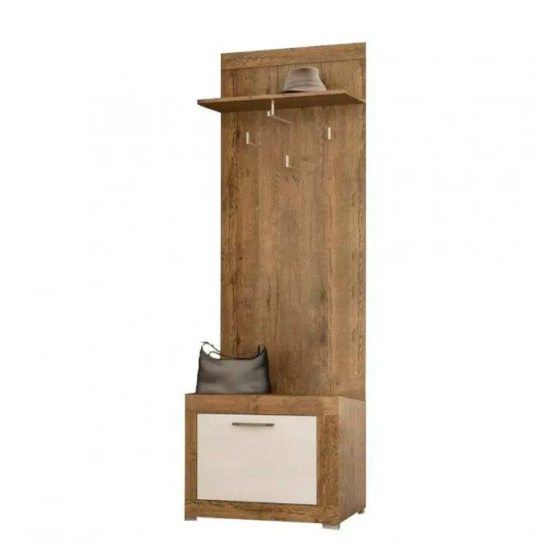 Вішак Парма 68 Меблі-сервіс Дуб Апріл Білий лак Львів