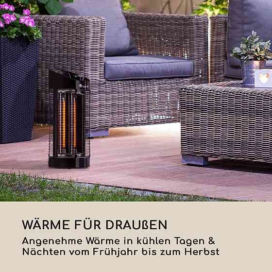 Нагрівач Heat Guru 360 1200/600 Вт 2 режими нагрівання IPX4 коливання 56 см (Німеччина, читати опис) Рівне