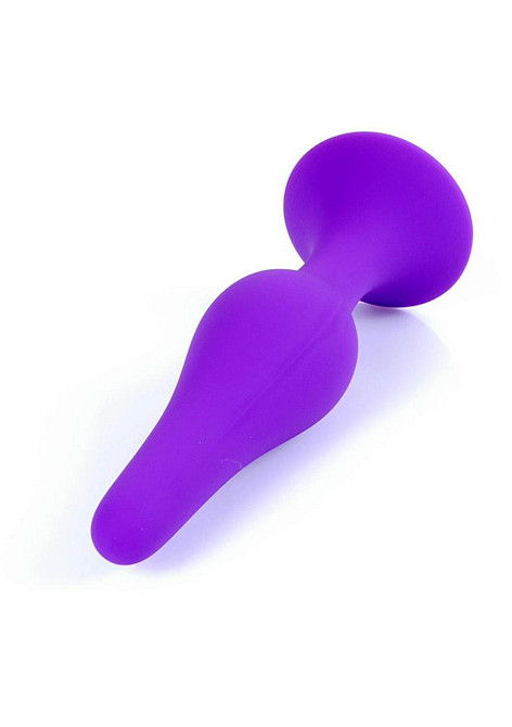 Анальна пробка - Silicone Purple Plug XL Sex Aura Київ - фото 3