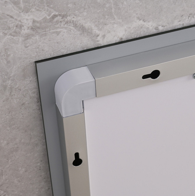 Зеркало Mixxus HARD MR06-60x80 с Led Touch, Anti-fog, димером, регулятором яркости, часами (MI6929) Киев - изображение 3