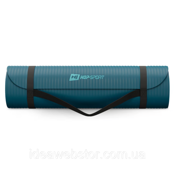 Коврик для йоги Hop-Sport HS-NB010GM NBR 1см темний морський Київ