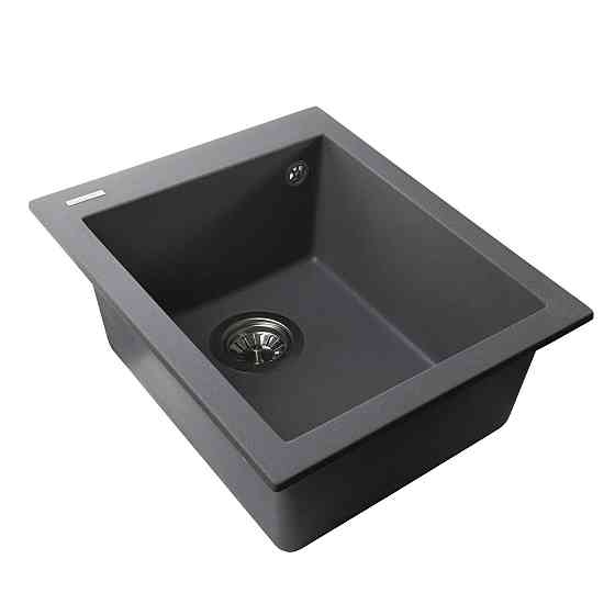 Гранитная мойка Globus Lux LAMA серый металлик 410х500мм-А0003 (000002993) Киев