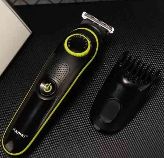 Машинка для стриження волосся, стайлер Kemei KM-696, чорний Вінниця