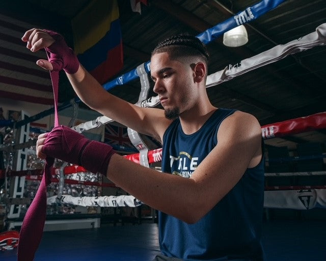 Бинти для боксу TITLE Boxing Select 180" Semi Elastic Mexican Maroon (4.5м.) Каменское - изображение 3