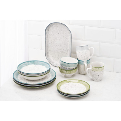 Салатник Ardesto Siena 11.5см, порцеляна, біло-блакитний (AR2914SWB) Вінниця - фото 8