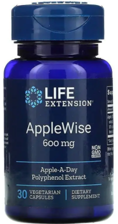 Яблучні поліфеноли для здоров'я серцево-судинної системи Life Extention AppleWise Polyphenol 30 капс Київ