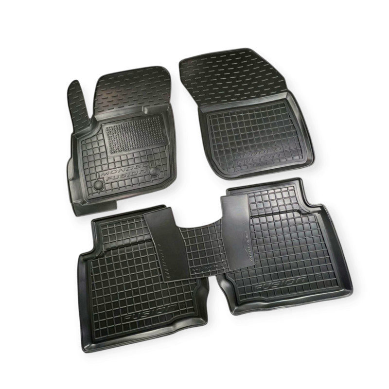 Коврики салона автомобиль Форд Mondeo V, Fusion (2012-2021) борт 2,5 см, с перемычкой Мукачево - изображение 1