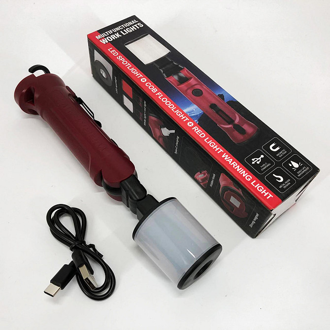 Акумуляторна лампа світильник для кемпінгу WORKLIGHT-072-XPE 10W, Лампа для AR-806 кемпінгу якісна Київ - фото 5