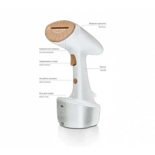 Отпариватель ручной с щетками 1600Вт 320мл BITEK BT-1285 индиатор нагрева,Производительность пара  25 г/ч Одесса - изображение 4