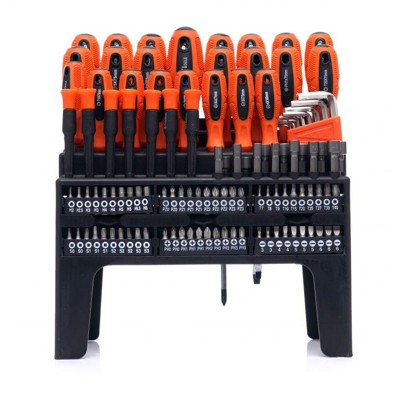 Набор отверток и бит Kraft & Dele KD10958 122 предмета Киев - изображение 1