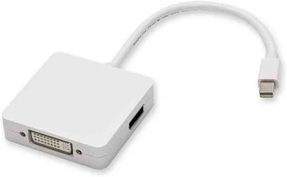 Перехідник Mini DisplayPort 3 в 1 HDMI/DVI/DP Луцьк