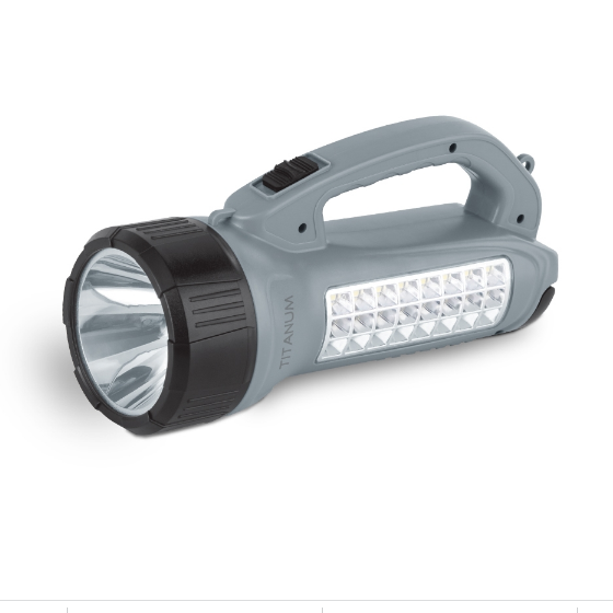 Ліхтарик LED портативний 200Lm з сонячною батареєю TLF-T09SO Titanum Житомир - фото 1