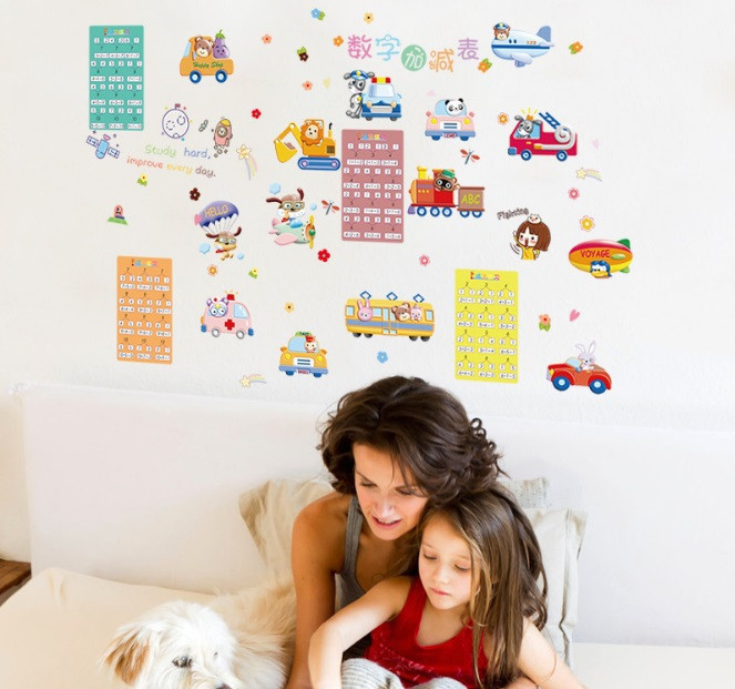 Наклейка декоративна дитяча Транспорт Київ - фото 4