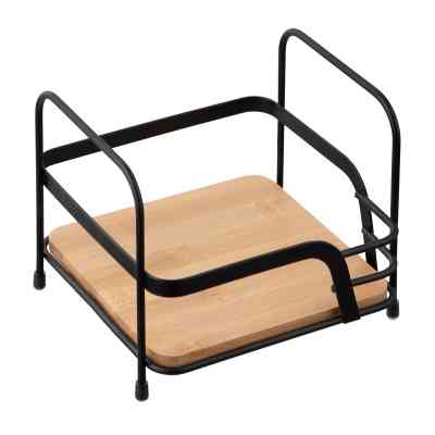 Полка в ванную Ardesto Minimalism 1-ярусная Черная (ARHK4501BB) Винница