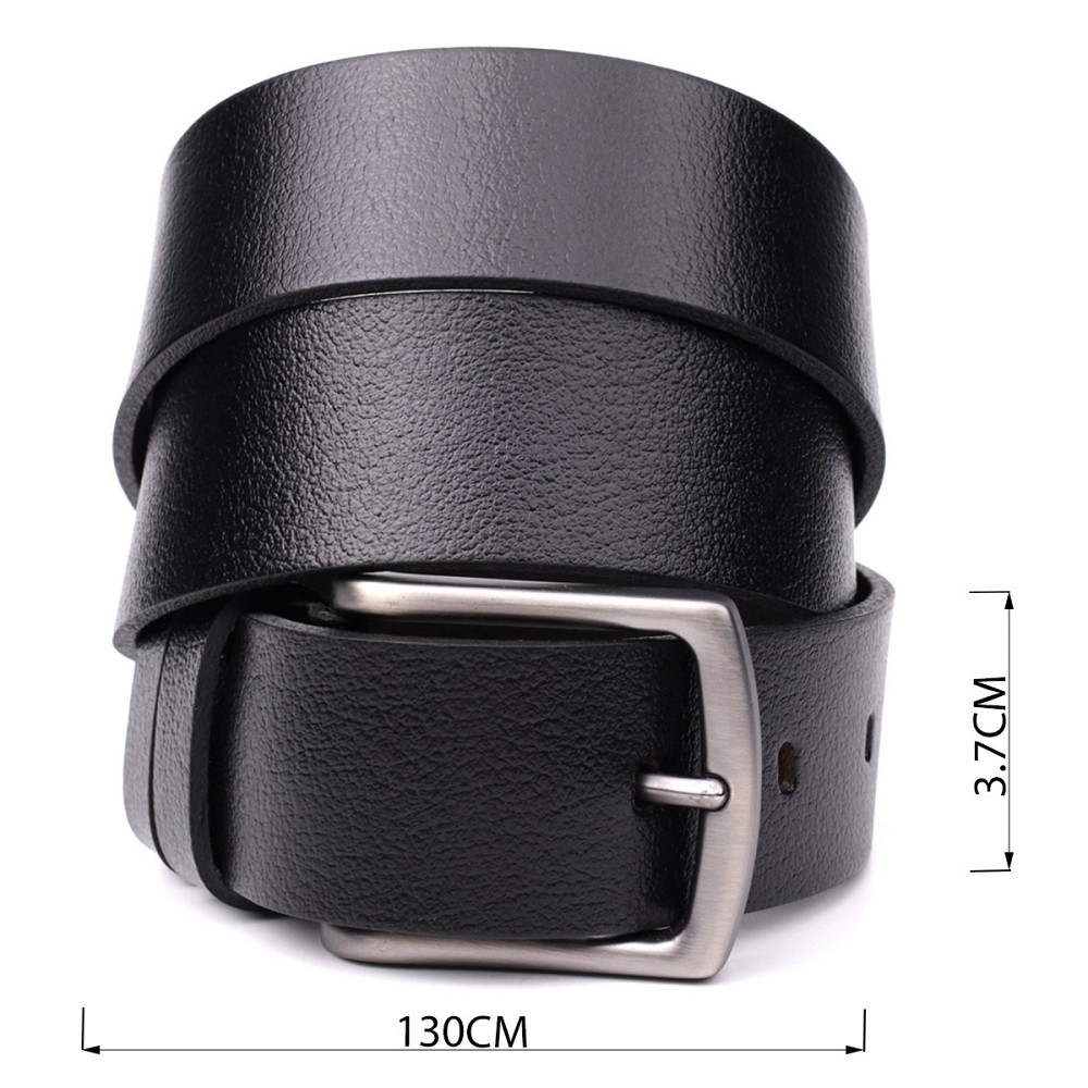 Надежный мужской ремень из натуральной кожи BOND 22950 Черный Киев - изображение 3