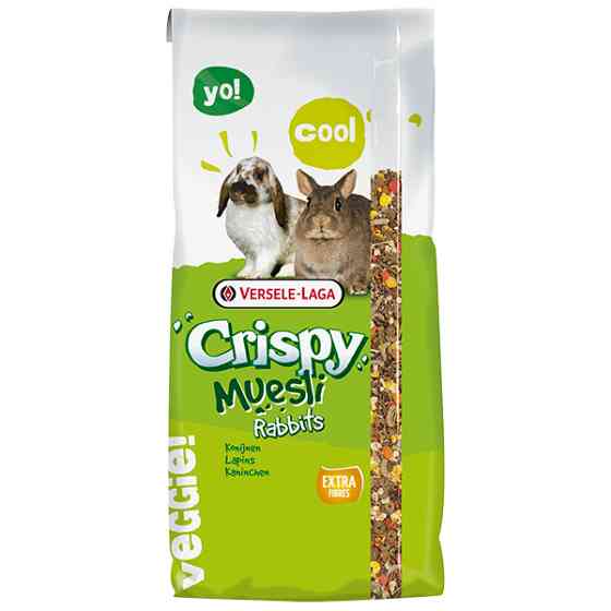 Versele-Laga Crispy Muesli Rabbits ВЕРСЕЛЕ-ЛАГА КРІСПІ МЮСЛІ КРОЛИК мюслі корм для кроликів Київ