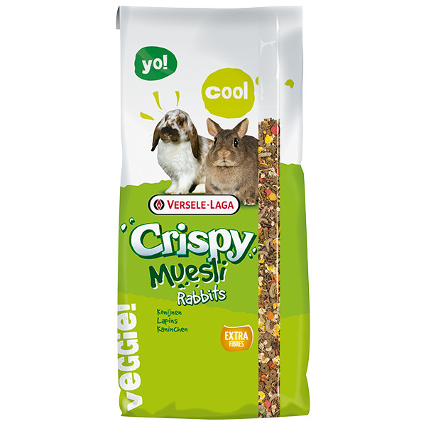 Versele-Laga Crispy Muesli Rabbits ВЕРСЕЛЕ-ЛАГА КРІСПІ МЮСЛІ КРОЛИК мюслі корм для кроликів Київ - фото 1