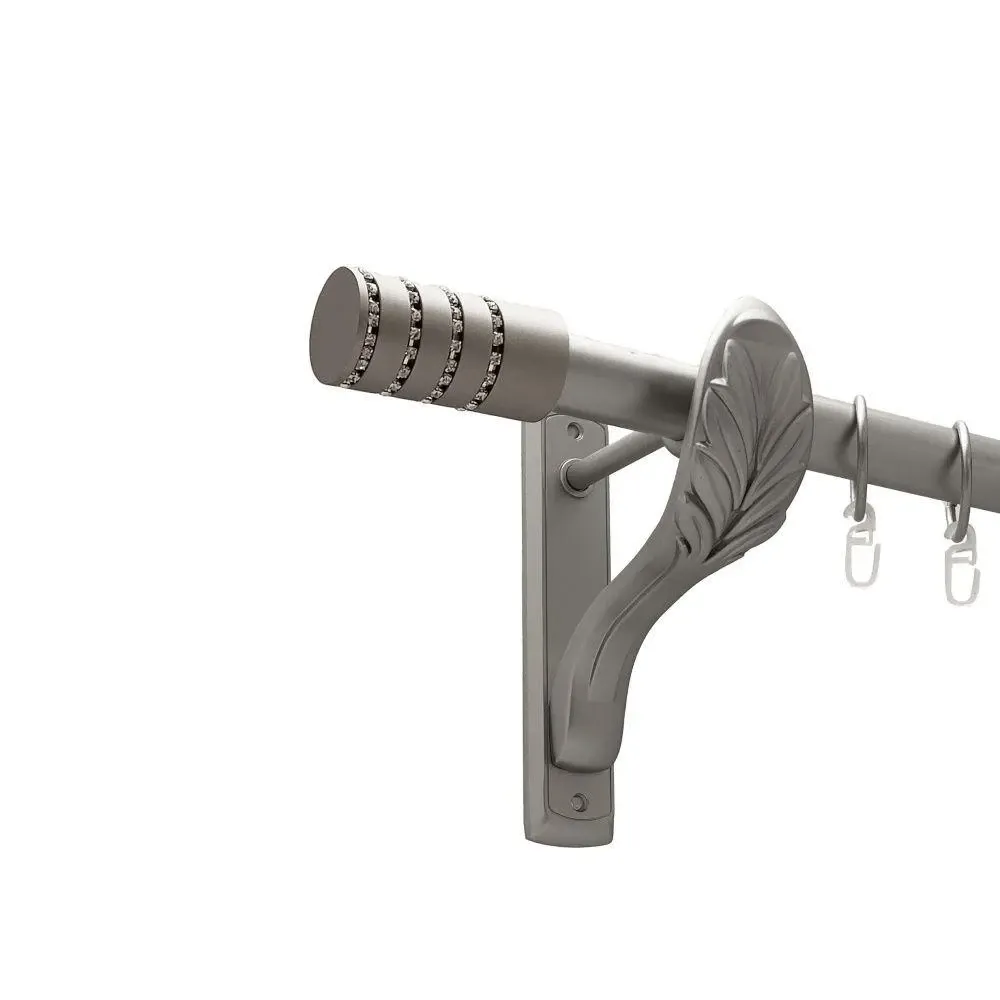 Карниз Orvit Барамелла металевий однорядний ретро Сатин 25 мм 240 см (00-00011173) Львів - фото 1